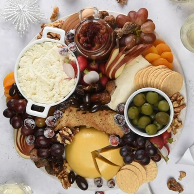 Almond Cow Cheese Board